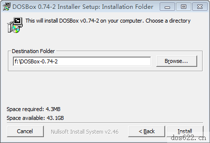 DOSBox0.74-2安装步骤